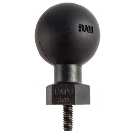 Tough-Ball mit 1/4"-20 x 12,7 mm Gewindestift -  (1,5 Zoll)