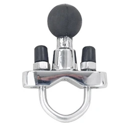 Chrom-Klemmschelle - für 19,1-25,4 mm Durchmesser,  (1 Zoll)