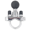 Chrome clamp - for 19.1-25.4 mm diameter, (1 inch)