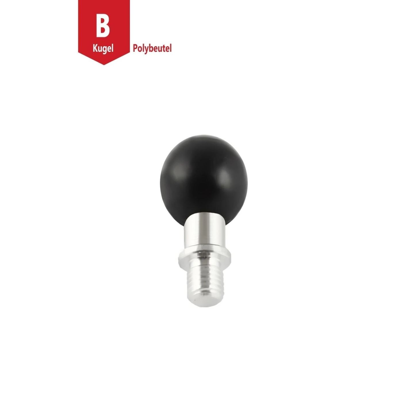 Basis-Kugel mit M10-1,5 Zoll Gewindestift -  (1 Zoll)