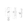 Tough ball with M10-1.5x25 mm grub screw - (1.5 inch)