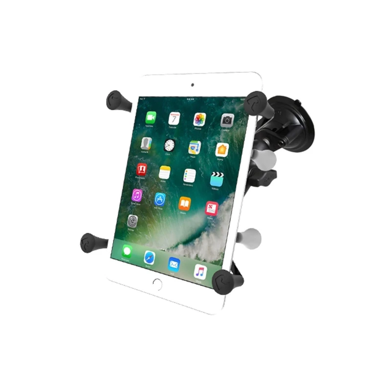 RAM MOUNTS Twist Lock Suction Cup Mount with Universal X-Grip II 7" Tablet Holder