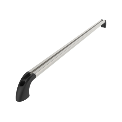 Hand-Track Aluminium-Schiene inkl. gebogener Endkappen - Innenlänge 762 mm (30 Zoll), eloxiert
