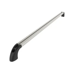Hand-track aluminium rail incl. curved end caps - internal length 762 mm (30 inch), anodised