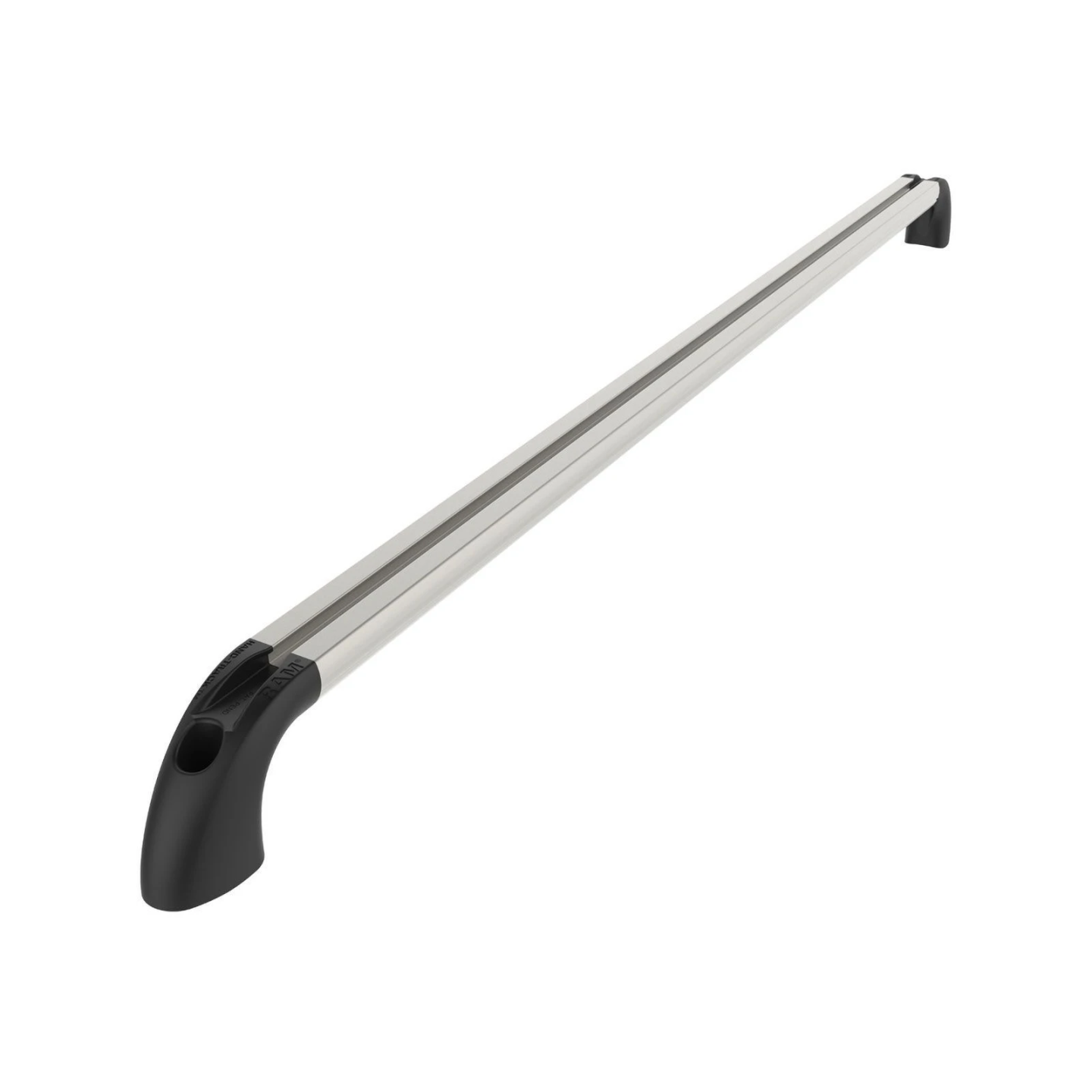 Hand-Track Aluminium-Schiene inkl. gebogener Endkappen - Innenlänge 762 mm (30 Zoll), eloxiert