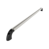Hand-track aluminium rail incl. curved end caps - internal length 762 mm (30 inch), anodised