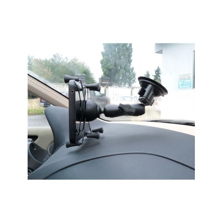 RAM MOUNTS Twist Lock Suction Cup Mount with Universal X-Grip II 7" Tablet Holder