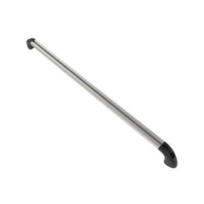 Hand-Track Aluminium-Schiene inkl. gebogener Endkappen - Innenlänge 762 mm (30 Zoll), eloxiert