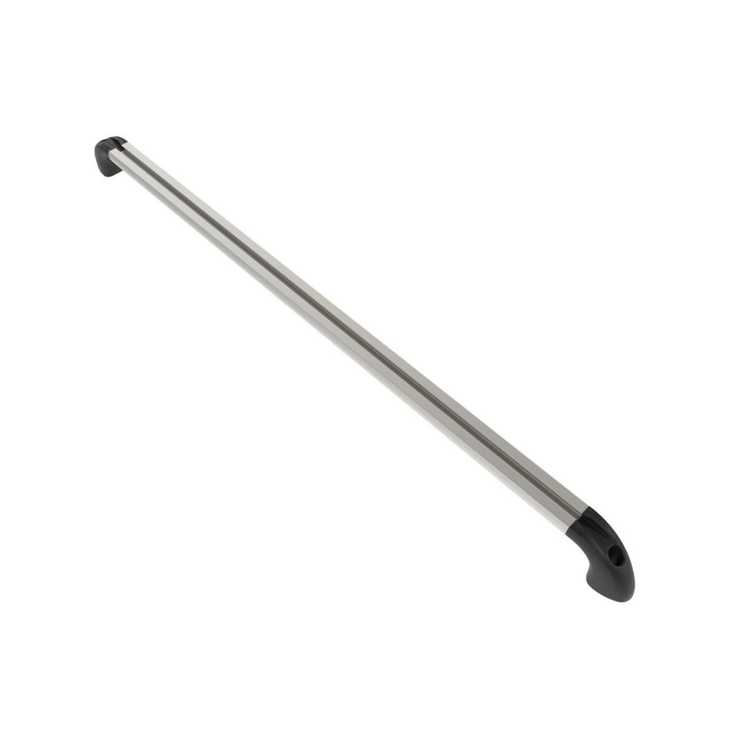 Hand-Track Aluminium-Schiene inkl. gebogener Endkappen - Innenlänge 762 mm (30 Zoll), eloxiert