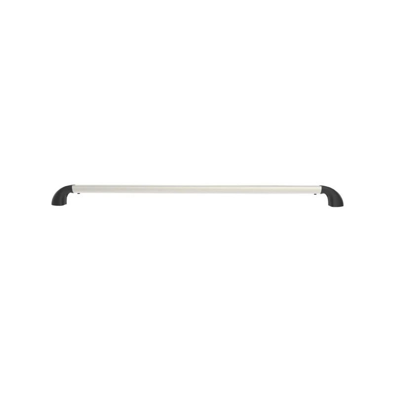 Hand-track aluminium rail incl. curved end caps - internal length 762 mm (30 inch), anodised