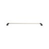 Hand-track aluminium rail incl. curved end caps - internal length 762 mm (30 inch), anodised