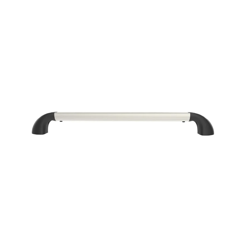 Hand-track aluminium rail incl. curved end caps - internal length 381 mm (15 inch), anodised