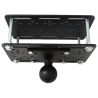 Overhead mounting for forklift trucks - incl. VESA plate with (2.25 inch)