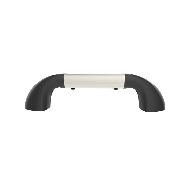 Hand-track aluminium rail incl. curved end caps - internal length 101.6 mm (4 inches), anodised