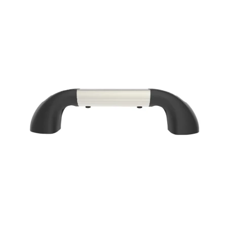 Hand-track aluminium rail incl. curved end caps - internal length 101.6 mm (4 inches), anodised