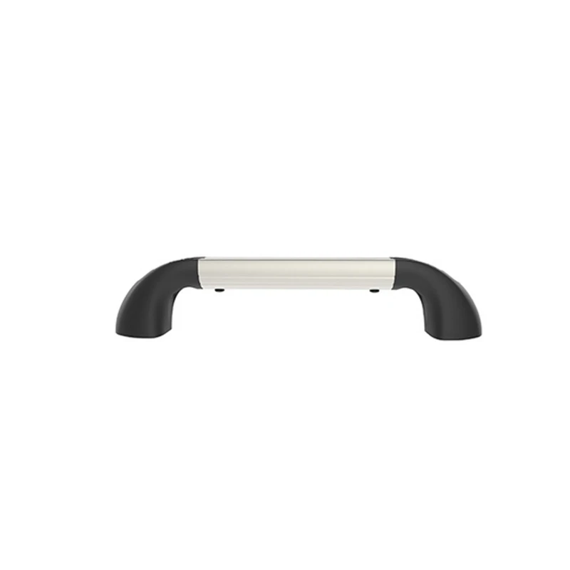 Hand-track aluminium rail incl. curved end caps - internal length 152.4 mm (6 inches), anodised