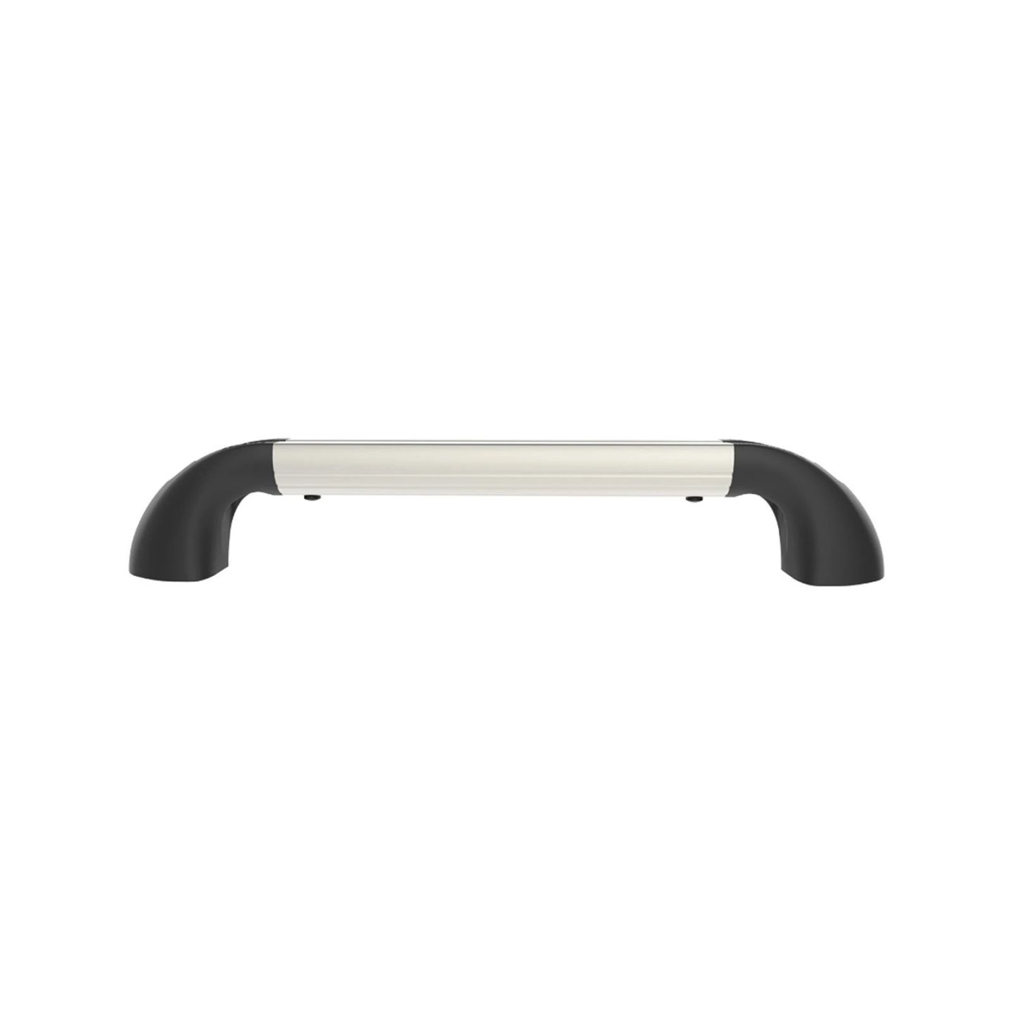 Hand-Track Aluminium-Schiene inkl. gebogener Endkappen - Innenlänge 203,2 mm (8 Zoll), eloxiert