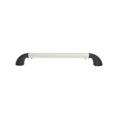 Hand-track aluminium rail incl. curved end caps - internal length 304.8 mm (12 inches), anodised