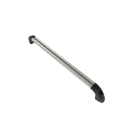 Hand-Track Aluminium-Schiene inkl. gebogener Endkappen - Innenlänge 457,2 mm (18 Zoll), eloxiert