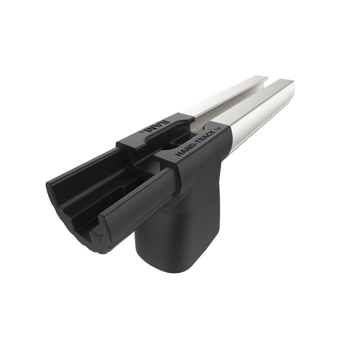 Hand-Track Erweiterung - Aluminium-Schiene inkl. Steckverbindung, Innenlänge 101,6 mm (4 Zoll), eloxiert