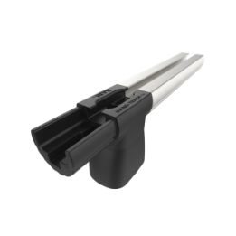 Hand-Track Erweiterung - Aluminium-Schiene inkl. Steckverbindung, Innenlänge 152,4 mm (6 Zoll), eloxiert
