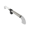 Hand-track extension - aluminium rail incl. plug-in connection, internal length 152.4 mm (6 inches), anodised