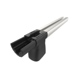 Hand-Track Erweiterung - Aluminium-Schiene inkl. Steckverbindung, Innenlänge 203,2 mm (8 Zoll), eloxiert