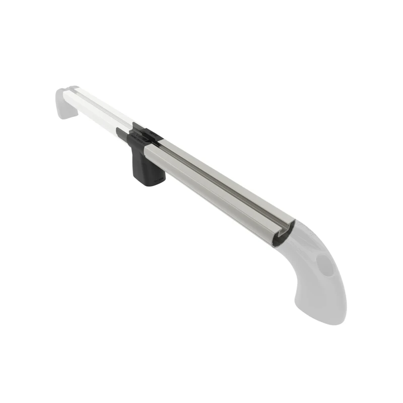 Hand-track extension - aluminium rail incl. plug-in connection, internal length 203.2 mm (8 inch), anodised