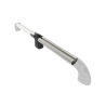 Hand-track extension - aluminium rail incl. plug-in connection, internal length 203.2 mm (8 inch), anodised
