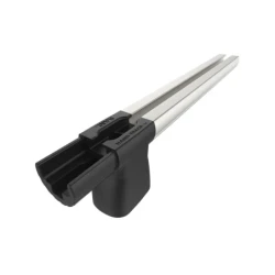 Hand-track extension - aluminium rail incl. plug-in connection, internal length 254 mm (10 inch), anodised