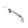 Hand-track extension - aluminium rail incl. plug-in connection, internal length 254 mm (10 inch), anodised