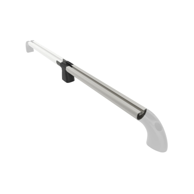 Hand-Track Erweiterung - Aluminium-Schiene inkl. Steckverbindung, Innenlänge 304,8 mm (12 Zoll), eloxiert