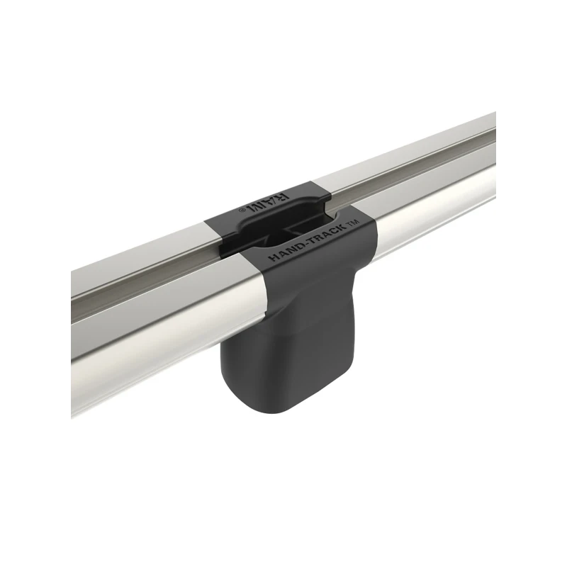 Hand-track extension - aluminium rail incl. plug-in connection, internal length 304.8 mm (12 inch), anodised