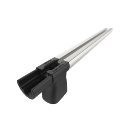Hand-Track Erweiterung - Aluminium-Schiene inkl. Steckverbindung, Innenlänge 381 mm (15 Zoll), eloxiert