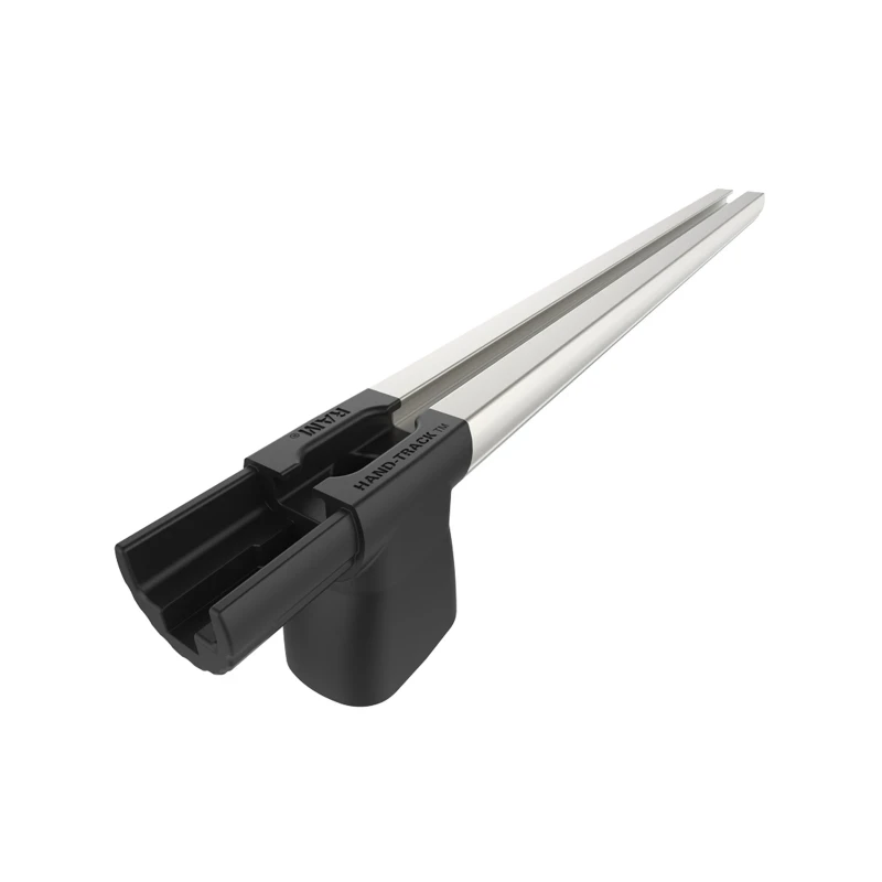 Hand-track extension - aluminium rail incl. plug-in connection, internal length 381 mm (15 inch), anodised