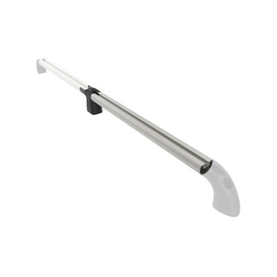 Hand-Track Erweiterung - Aluminium-Schiene inkl. Steckverbindung, Innenlänge 381 mm (15 Zoll), eloxiert