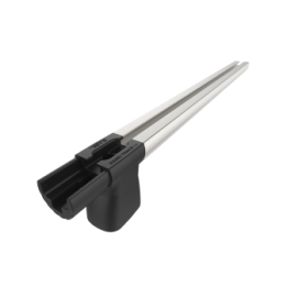 Hand-Track Erweiterung - Aluminium-Schiene inkl. Steckverbindung, Innenlänge 457,2 mm (18 Zoll), eloxiert