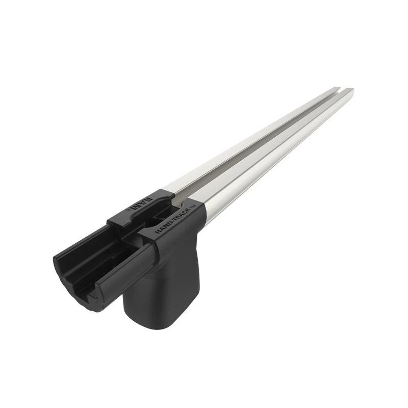 Hand-track extension - aluminium rail incl. plug-in connection, internal length 457.2 mm (18 inch), anodised