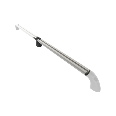 Hand-Track Erweiterung - Aluminium-Schiene inkl. Steckverbindung, Innenlänge 457,2 mm (18 Zoll), eloxiert