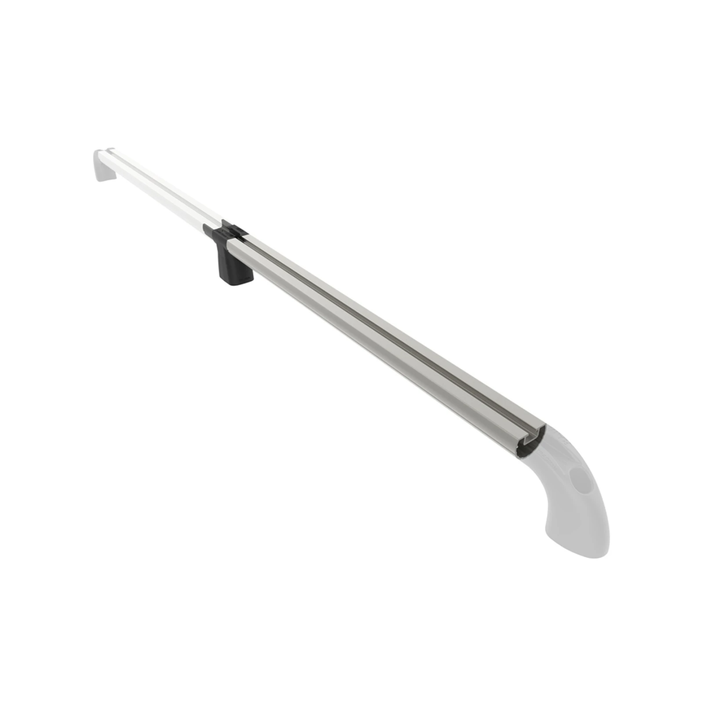 Hand-Track Erweiterung - Aluminium-Schiene inkl. Steckverbindung, Innenlänge 457,2 mm (18 Zoll), eloxiert