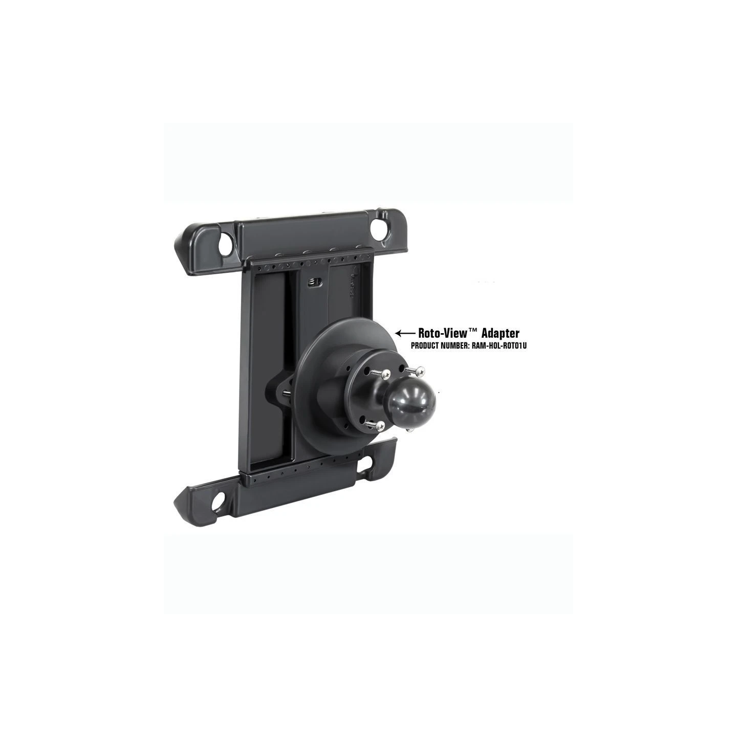 Roto-View - Drehbare Adapterplatte für Gerätehalteschalen