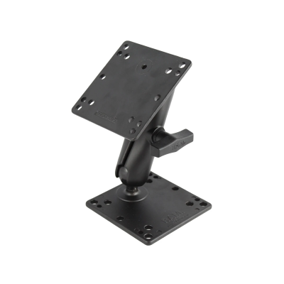 VESA-Set - 2x VESA-Platte (75x75 u. 100x100 mm Lochraster), mittlerer Verbindungsarm