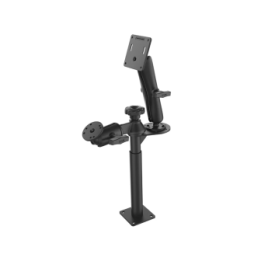 Tele-Pole Standfuss (9 Zoll) mit Schwenkarm -  (1,5 Zoll), AMPS-Anbindung, VESA 75x75 mm