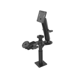 Tele-Pole Standfuss (5 Zoll) mit Schwenkarm -  (1,5 Zoll), AMPS-Anbindung, VESA 75x75 mm