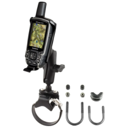 Rohr-Halterung Garmin GPSMAP 62/64 -  (1 Zoll), Klemmschelle, mittlerer Verbindungsarm