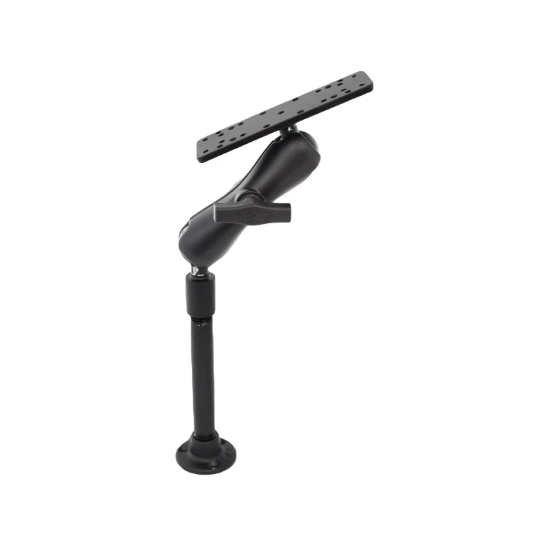 Set - Basisplatte mit NPT-Innengewinde (90°), 6 Zoll Stab, mittlerer Verbindungsarm, Adapterplatte mit div. Lochrastern