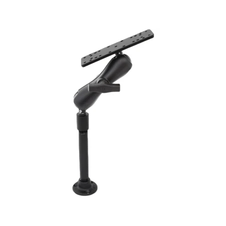 Set - Basisplatte mit NPT-Innengewinde (90°), 6 Zoll Stab, mittlerer Verbindungsarm, Adapterplatte mit div. Lochrastern