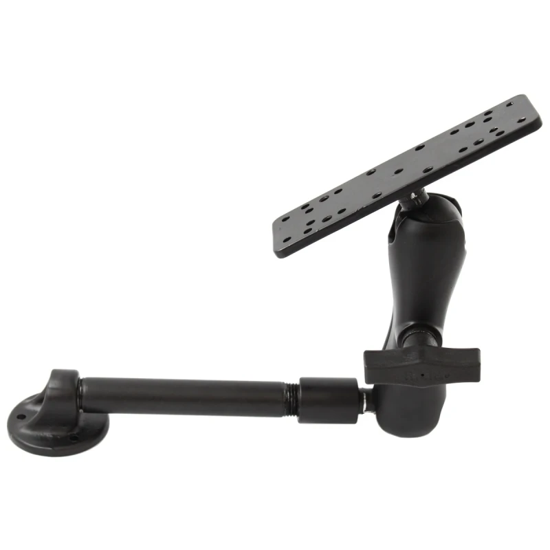 Set - Basisplatte mit NPT-Innengewinde, 6 Zoll Stab, mittlerer Verbindungsarm, Adapterplatte mit div. Lochrastern