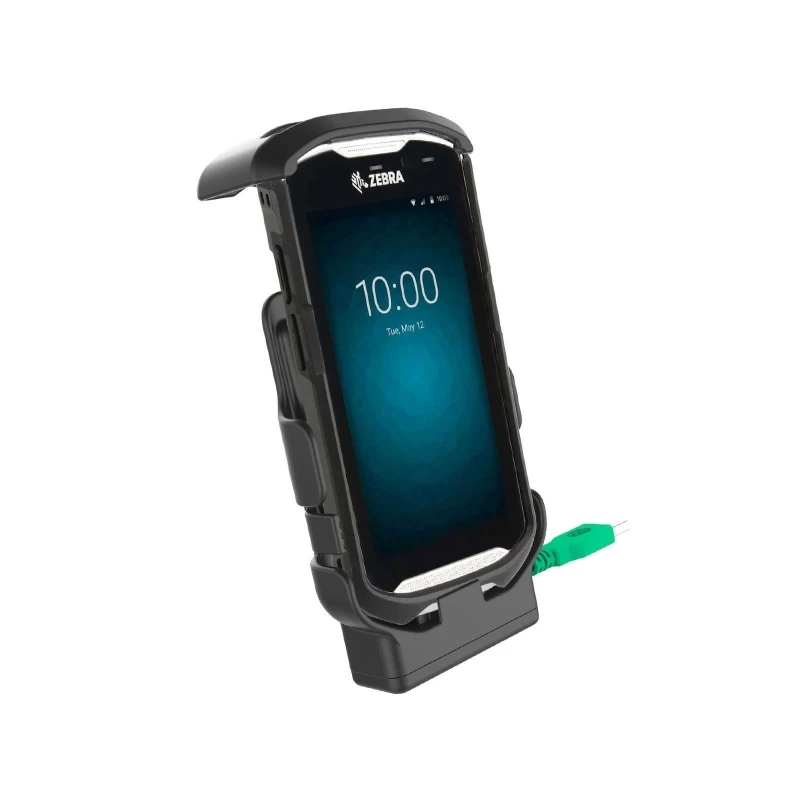 Form-Fit Halteschale für Zebra TC51, TC52, TC56 & TC57 - Mit und Ohne Rugged Case - USB-A-Anschluss