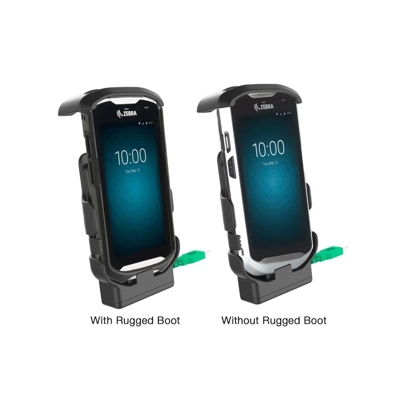 Form-Fit Halteschale für Zebra TC51, TC52, TC56 & TC57 - Mit und Ohne Rugged Case - USB-A-Anschluss